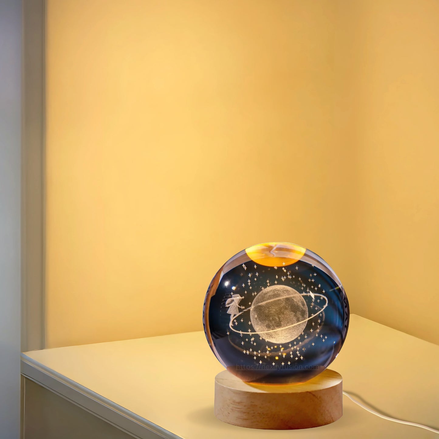Nexify Fusion 3D Doll Crystal Ball Night Light Table Lamp