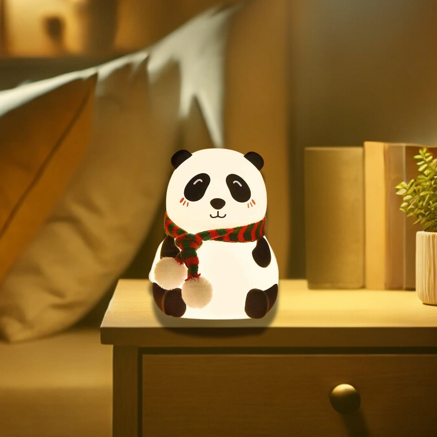 Nexify Fusion Rechargeable Silicone Panda Lamp | 7-Color LED Changing Lamp