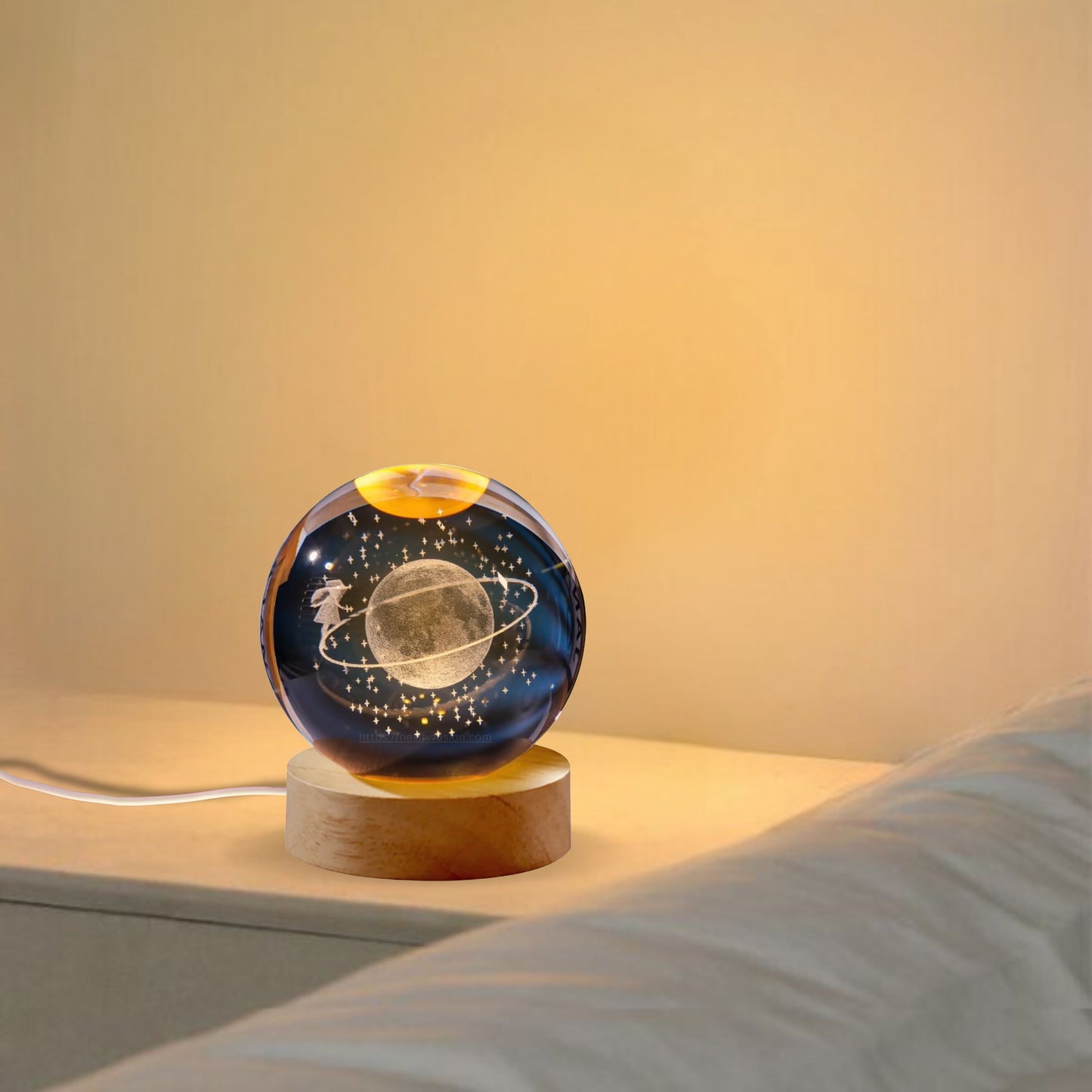 Nexify Fusion 3D Doll Crystal Ball Night Light Table Lamp