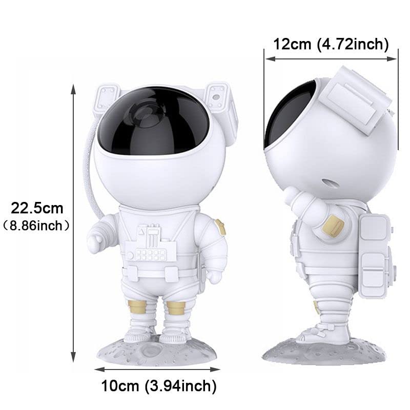 Astronaut Galaxy Projector Night Light, with Remote Control Timer 360° Adjustable