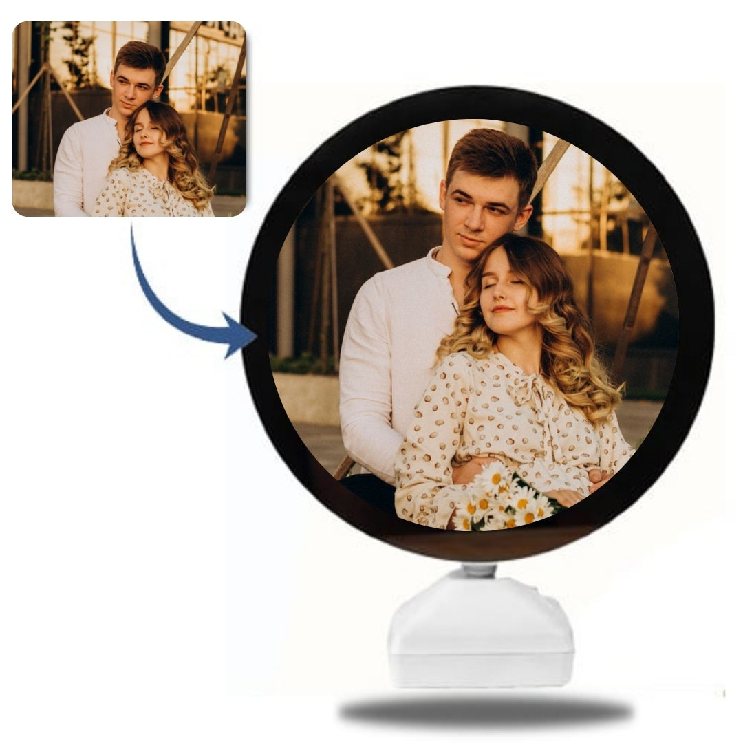 Nexify Fusion Round Shape Magic Mirror LED Photo Frame
