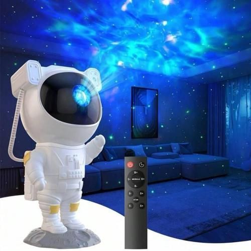Astronaut Galaxy Projector Night Light, with Remote Control Timer 360° Adjustable